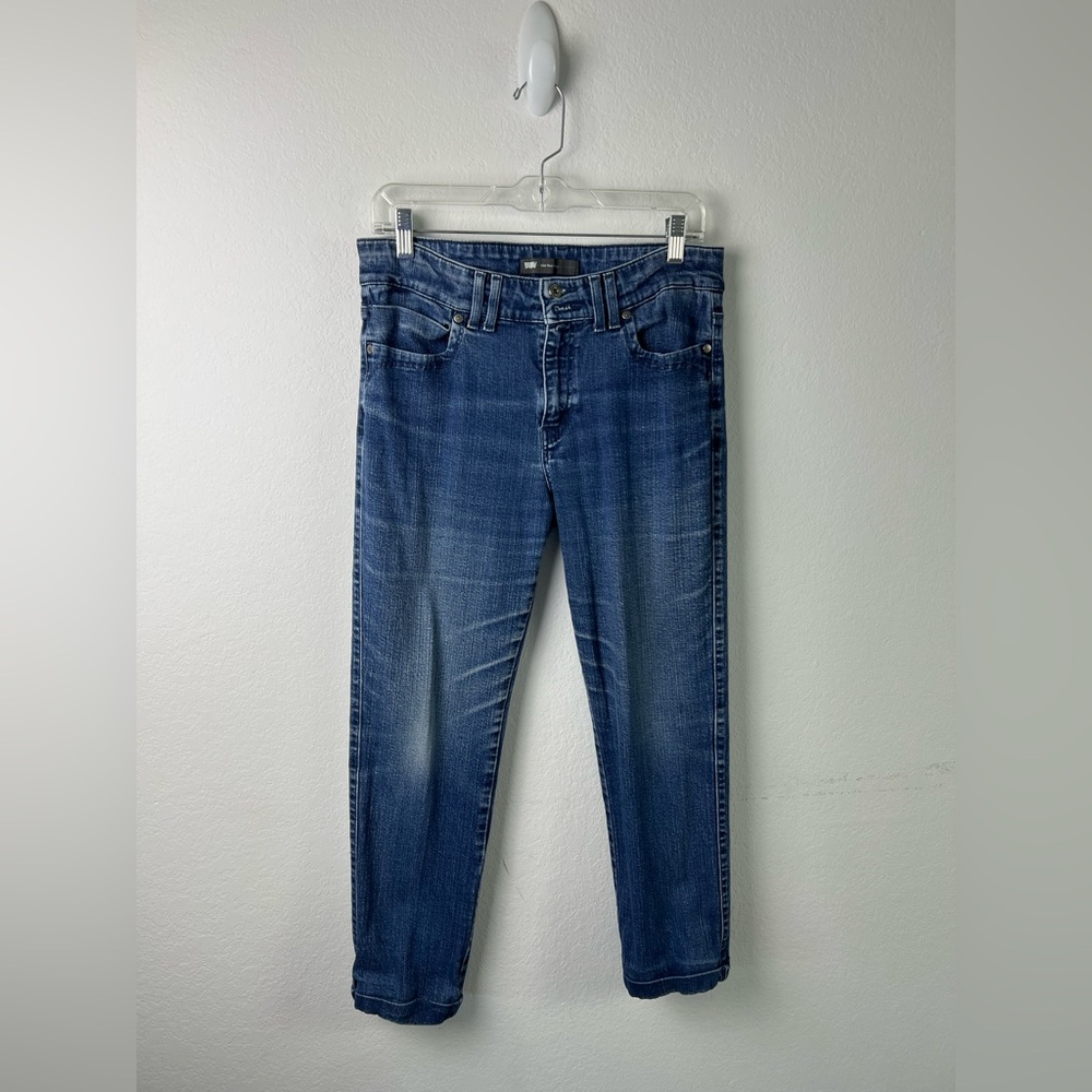Levi’s Vintage 90’s Mid Rise Skinny Cuffed Classic Blue Denim Jean
